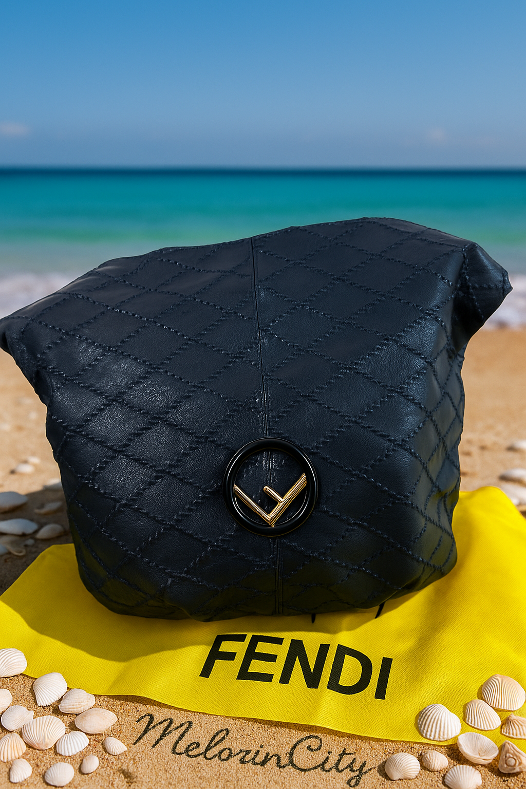 کیف دوشی fendi